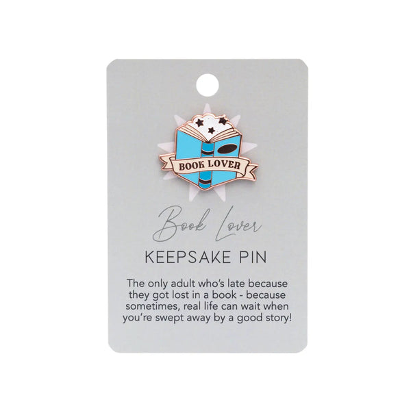 Book Lover Keepsake Pin