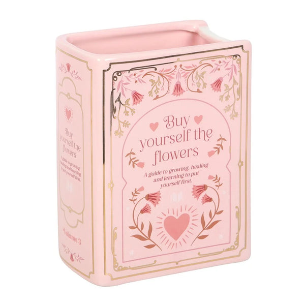 Buy Yourself The Flowers Book Vase