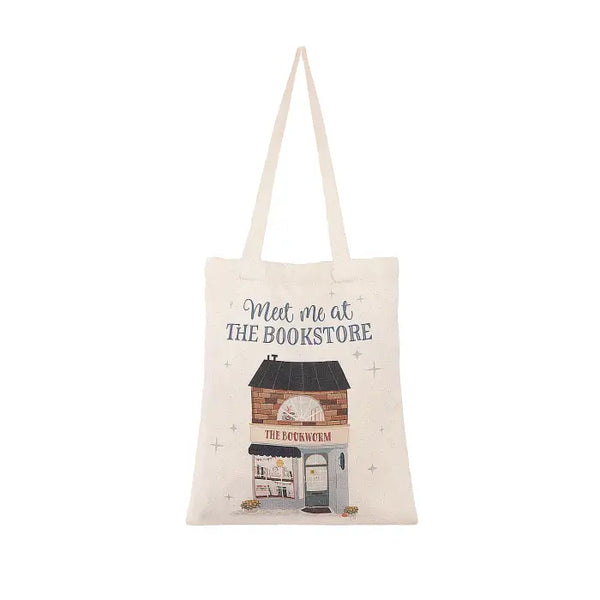 Forever Booked Canvas Tote