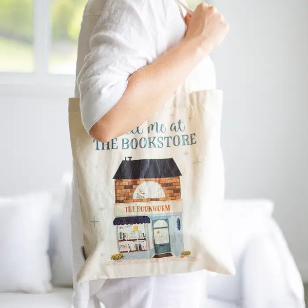 Forever Booked Canvas Tote