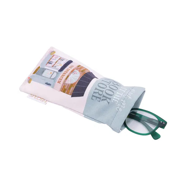 Forever Booked Book Store Glasses Case