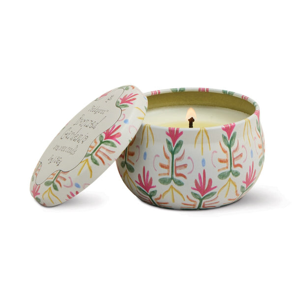 Bronzed Gardenia Candle Tin