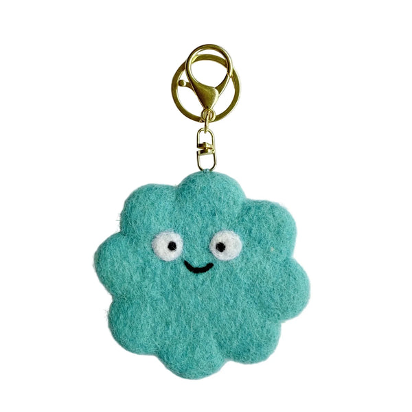 Buddy Feel Good Fuzzy Friend Bag Keychain