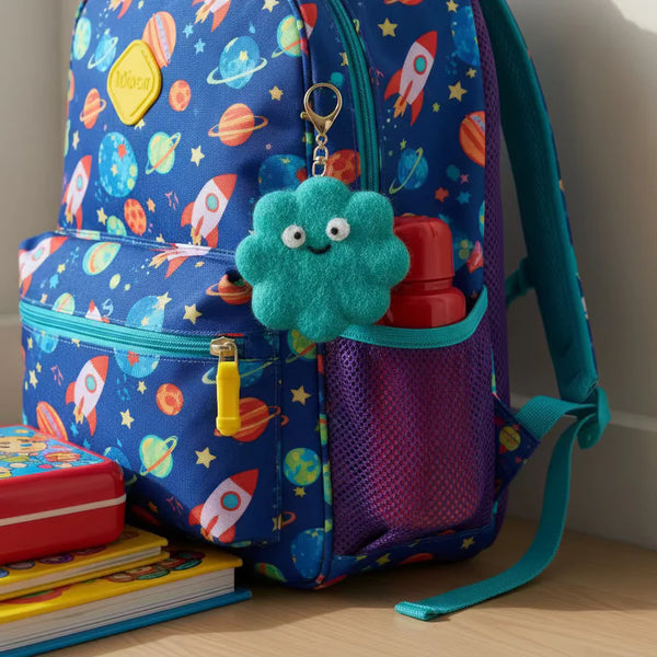 Buddy Feel Good Fuzzy Friend Bag Keychain