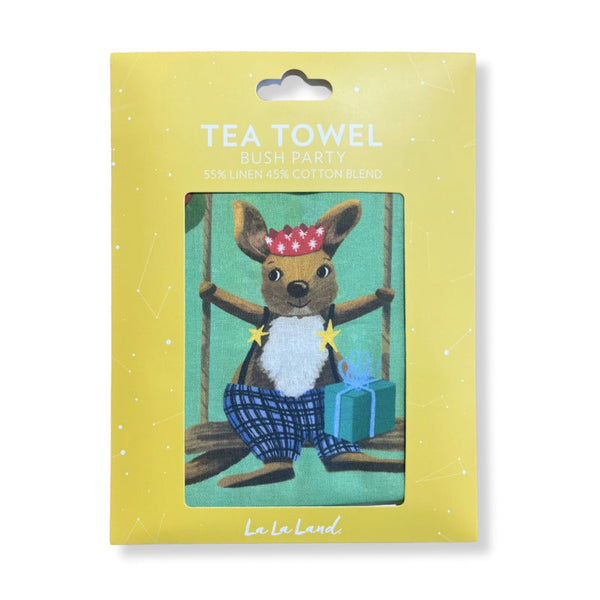 Christmas Bush Party Tea Towel