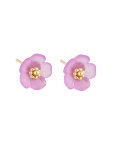 Lilac Buttercup Earrings | Tiger Tree