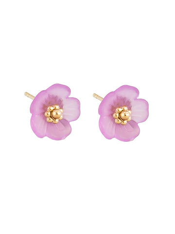 Lilac Buttercup Earrings | Tiger Tree