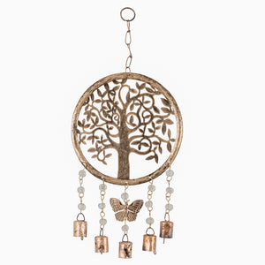 Butterfly Tree Of Life Hanging Wind Chime