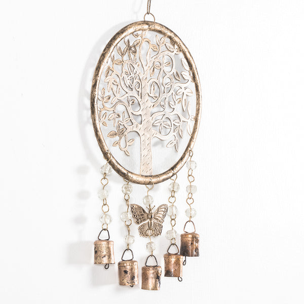 Butterfly Tree Of Life Hanging Wind Chime