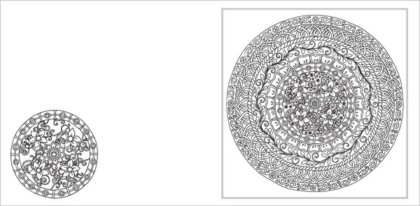 Calm Colouring Happy Thoughts Colouring Book