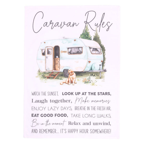 Caravan Tea Towel