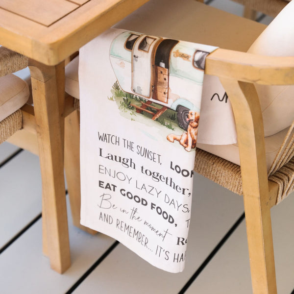 Caravan Tea Towel