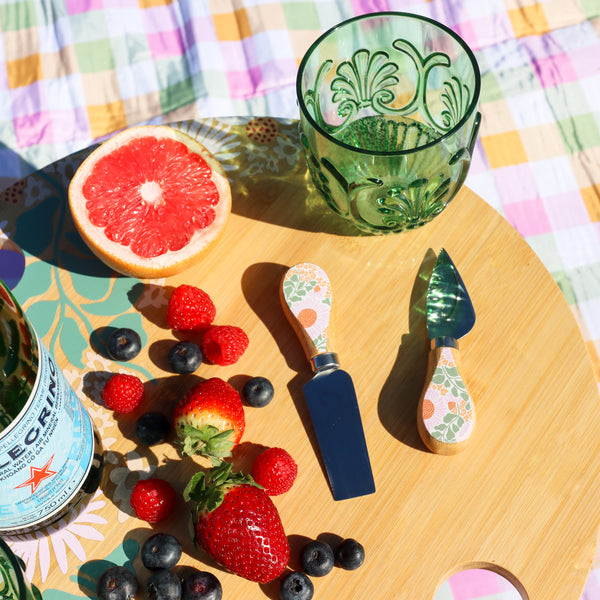 Spring Floral Picnic Cheese Knife Set