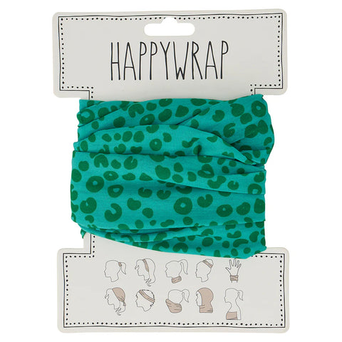 Spotty Cheetah Hair Happy Wrap