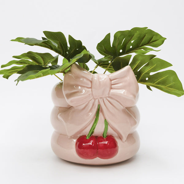 Cherry Bow Pot