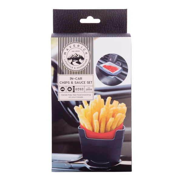 In Car Chips & Sauce Holder Set