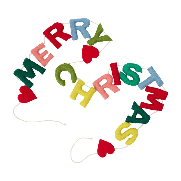Merry Christmas Felt Bunting