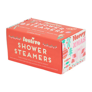 Christmas Shower Steamer Gift Set