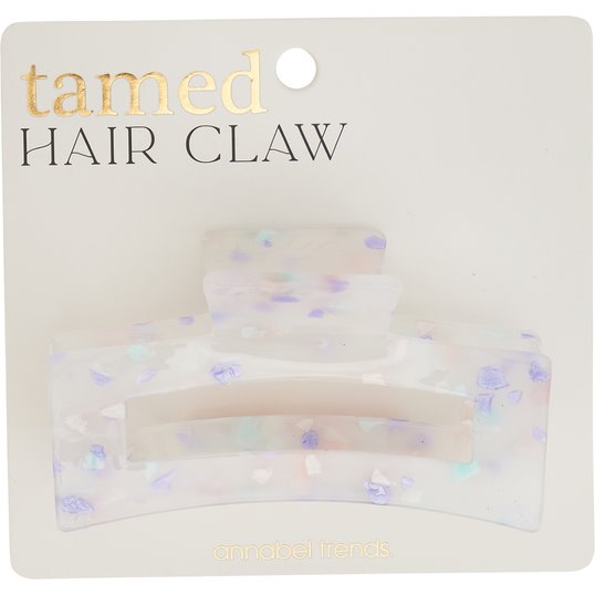 Tamed Hair Claw | Pearl Confetti