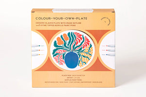 Paint Your Own Ceramic Plate Kit | Journey of Something