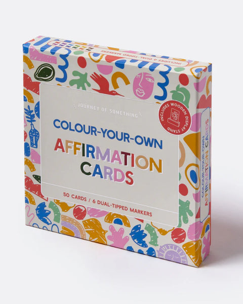 Colour Your Own Affirmation Cards | Journey of Something