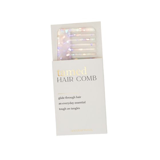 Tamed Hair Comb | Pearl Confetti