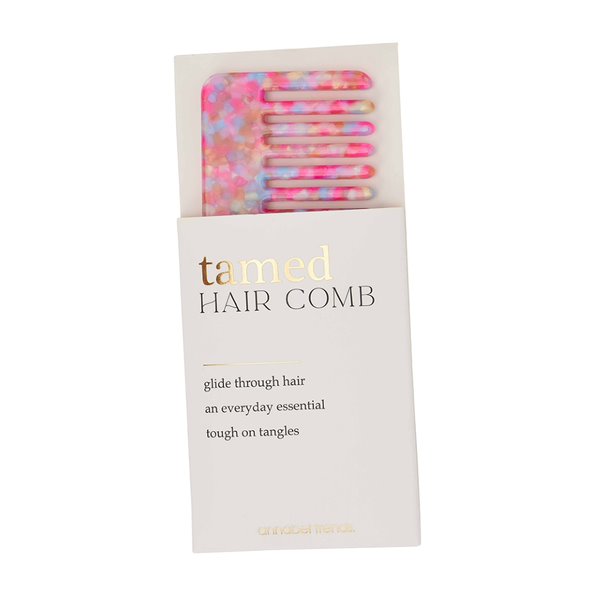 Tamed Hair Comb | Unicorn Confetti