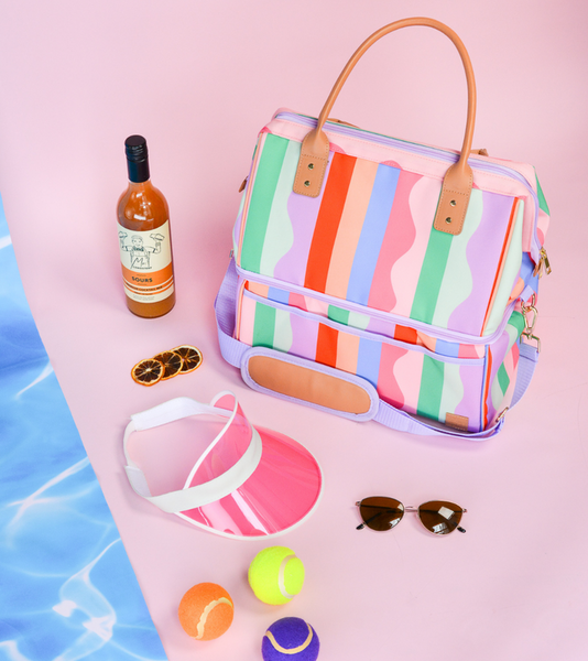 Poolside Soiree Luxe Picnic Cooler Bag | The Somewhere Co