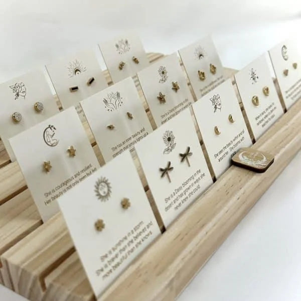 Yantra Gold Inspiration Earrings