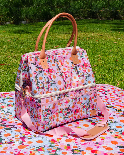 Daisy Days Luxe Picnic Cooler Bag | The Somewhere Co