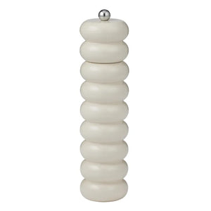 Delphi Wood Salt & Pepper Grinder | White