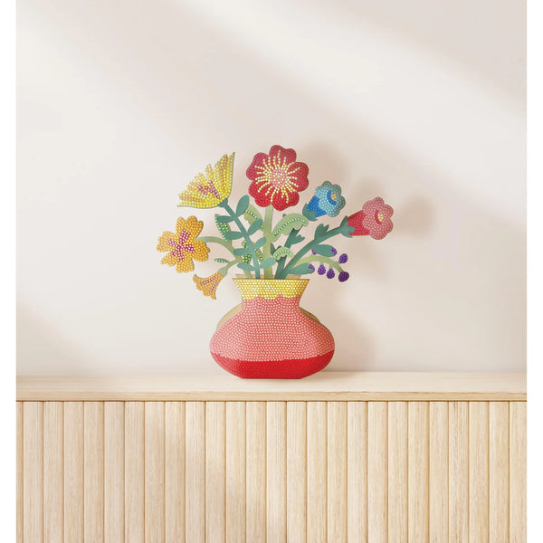 Diamond Art Vase of Flowers
