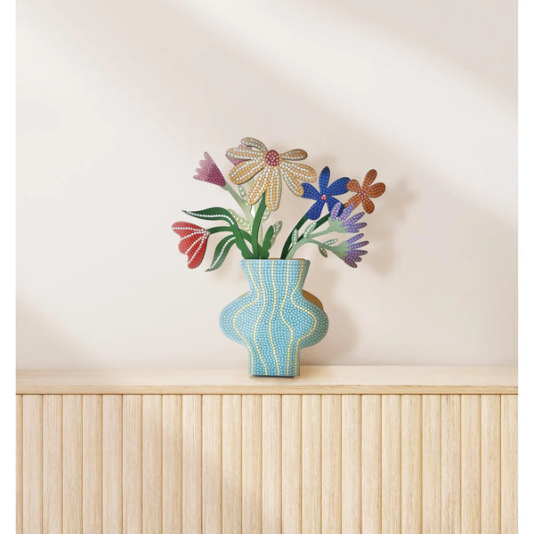 Diamond Art Vase of Flowers