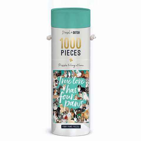 Four Paws Dog 1000pc Jigsaw Puzzle