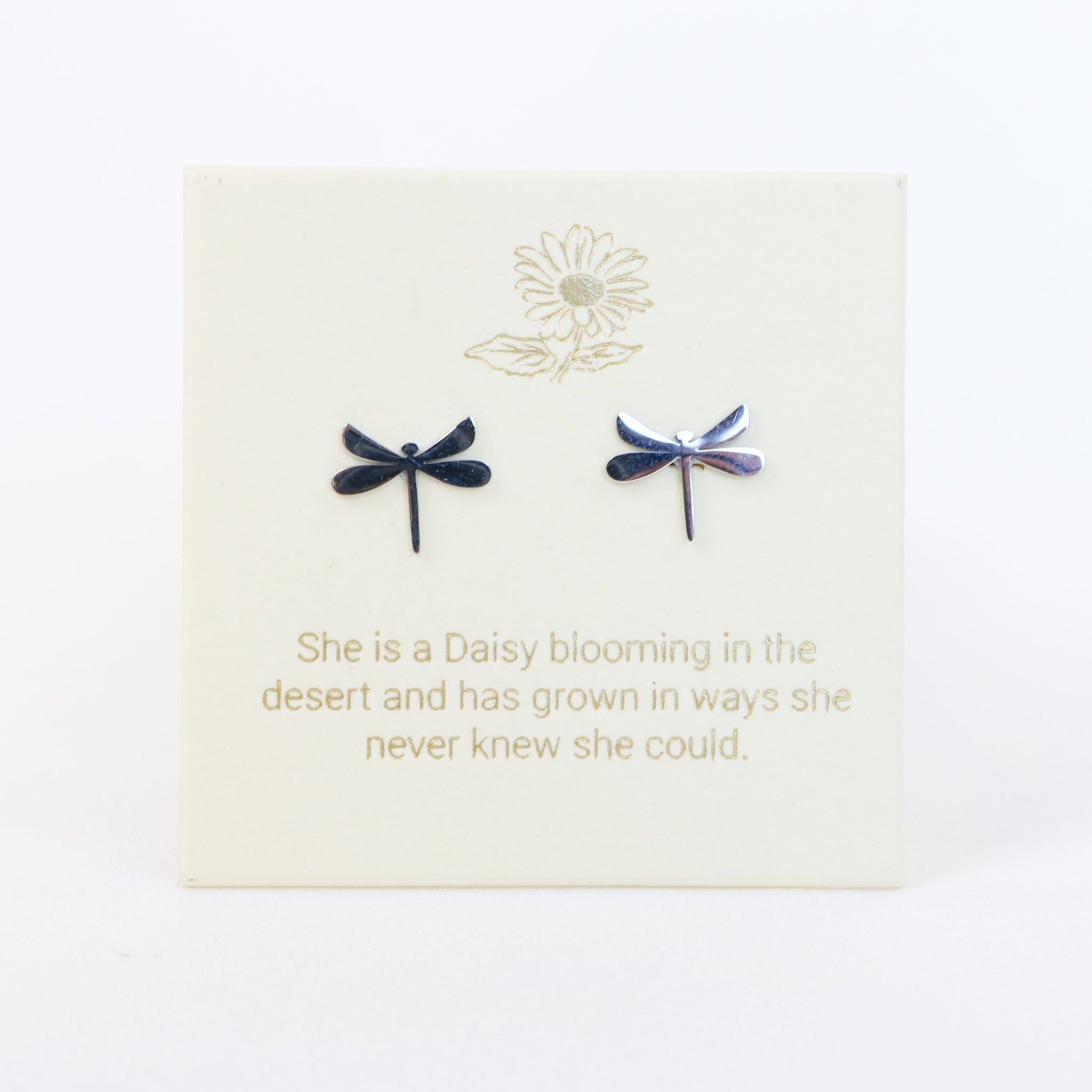 Dragonfly Silver Inspiration Earrings