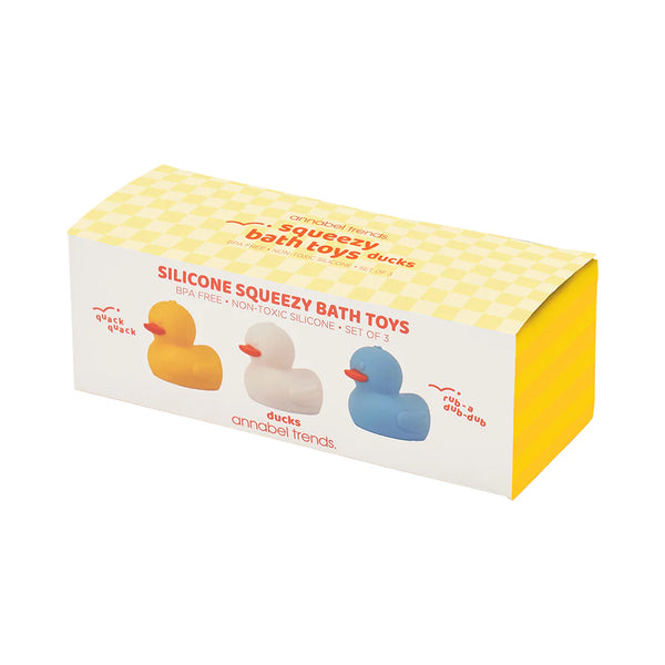 Duck Silicone Squeezy Bath Toys