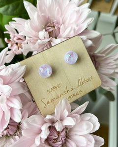 Electric Purple Glass Studs | Samantha Abbott