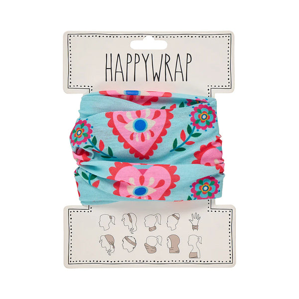 Fiesta Hearts Hair Happy Wrap