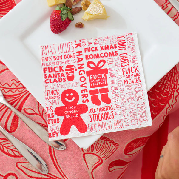F*ck Christmas Napkins