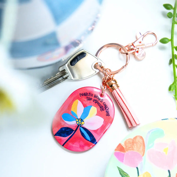 Fearless Hearts Billie Keychain