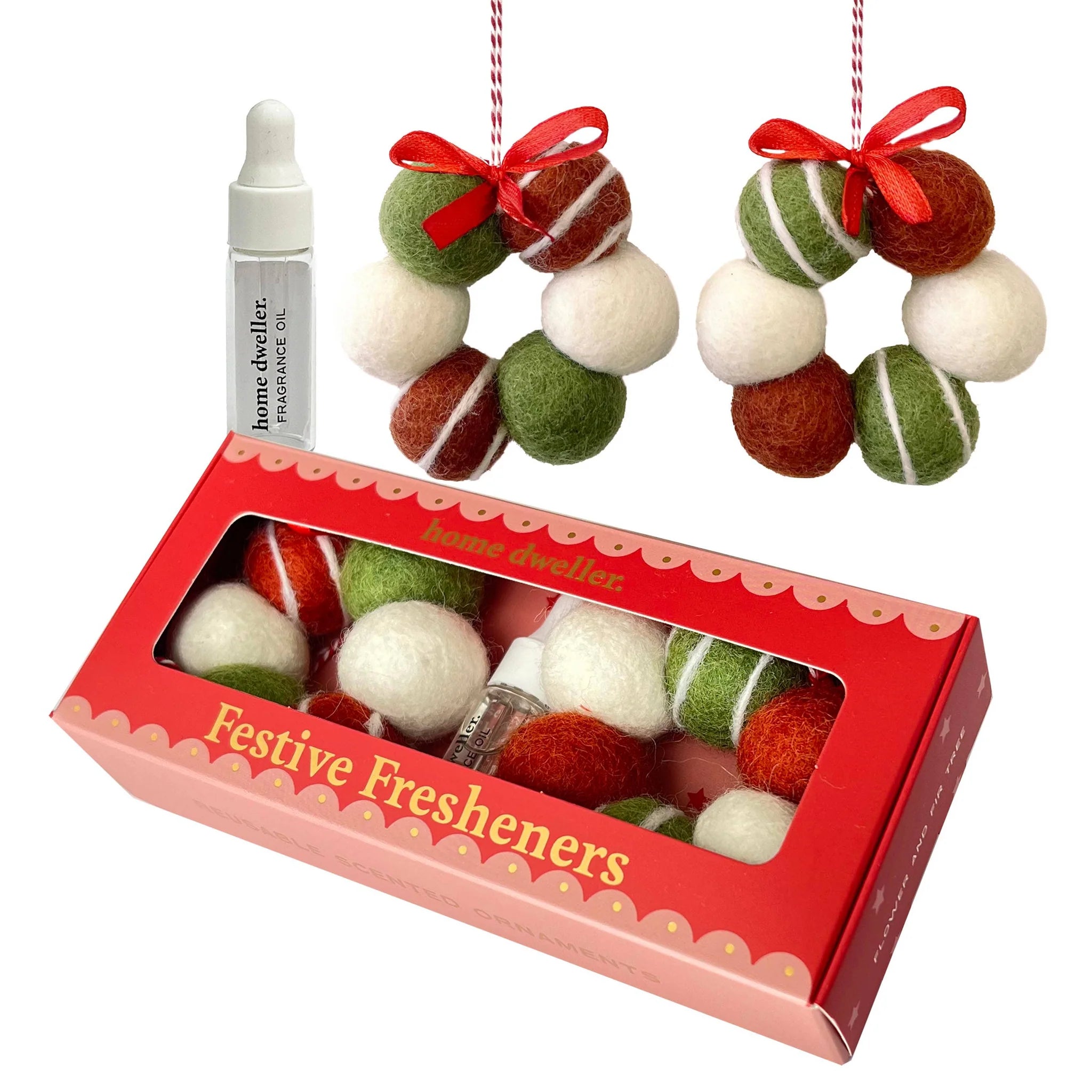 Felt Festive Fresheners | Flower & Fir Tree