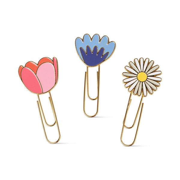 Floral Paperclips Set