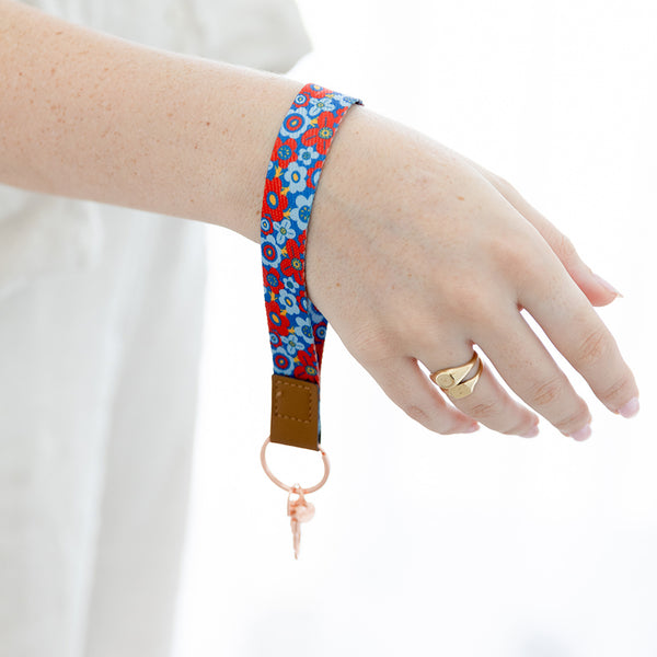 Floral Wristlet Keychain