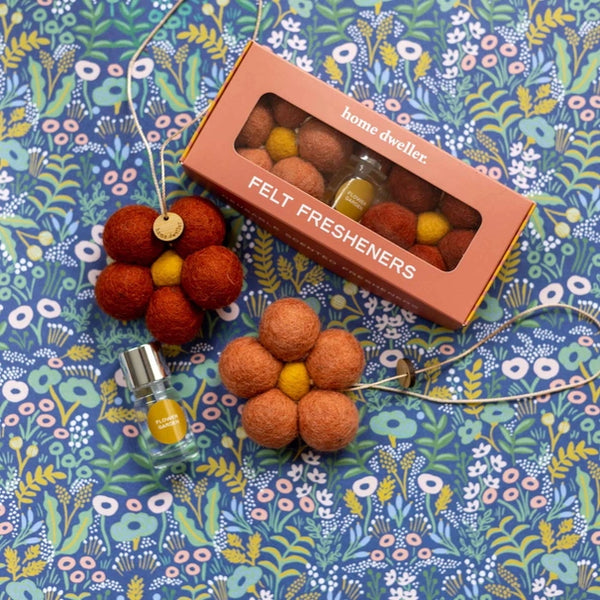 Felt Flower Fresheners | Flower Garden