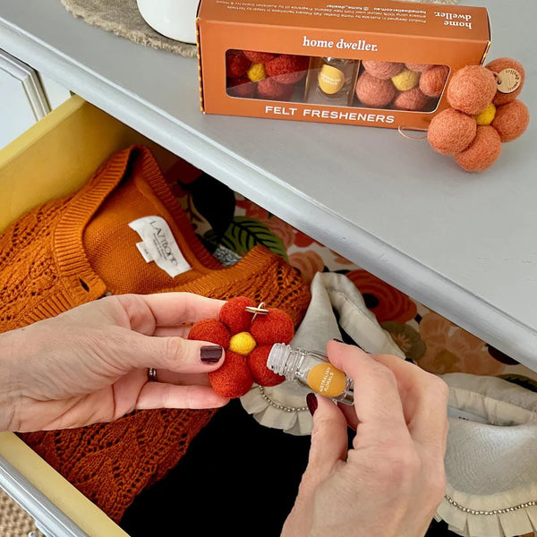 Felt Flower Fresheners | Flower Garden