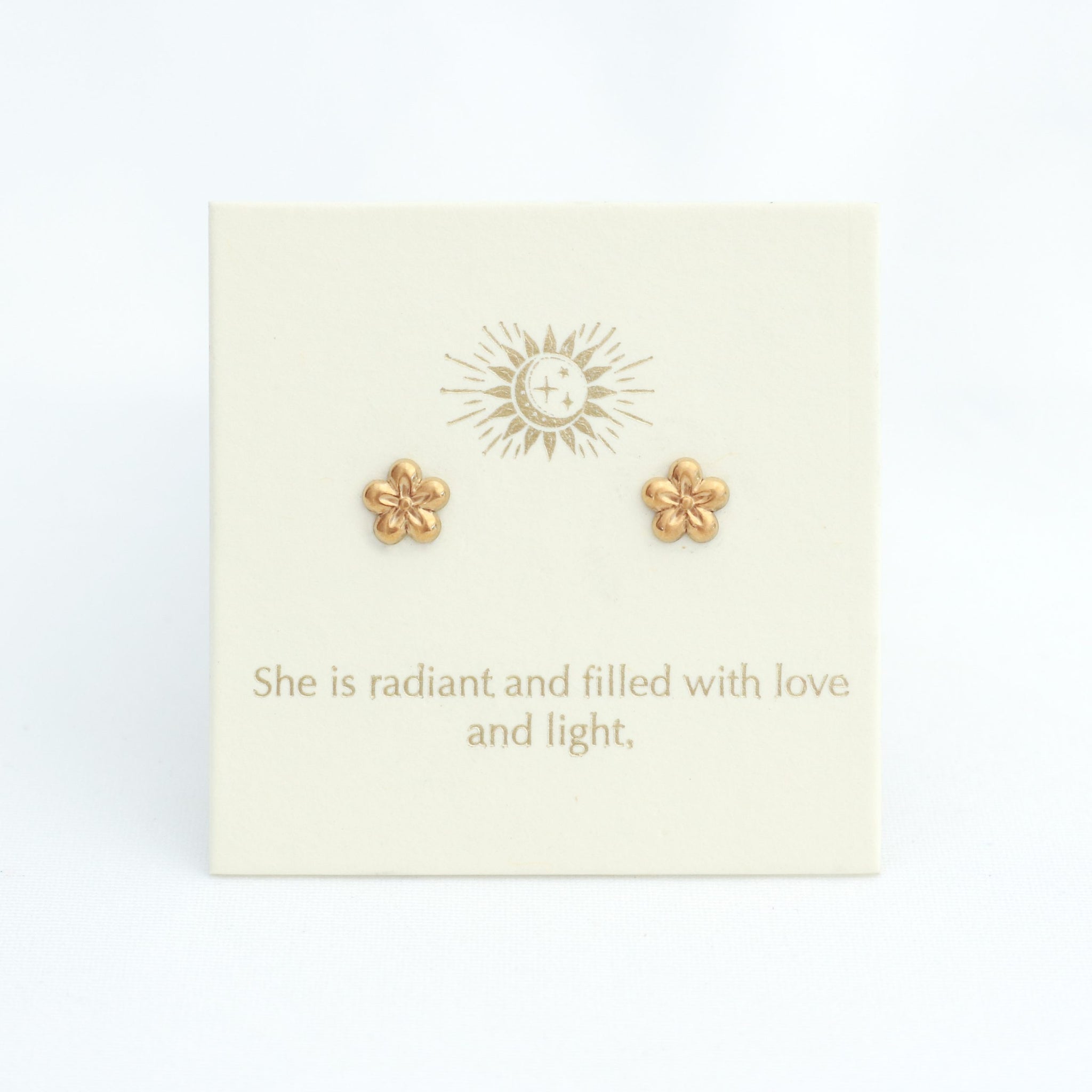 Flower Gold Inspiration Earrings