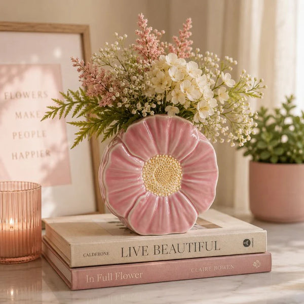 Pink Flower Vase