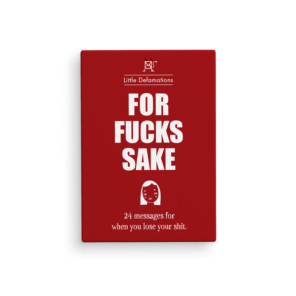 For Fuck's Sake Card Set | Little Defamations