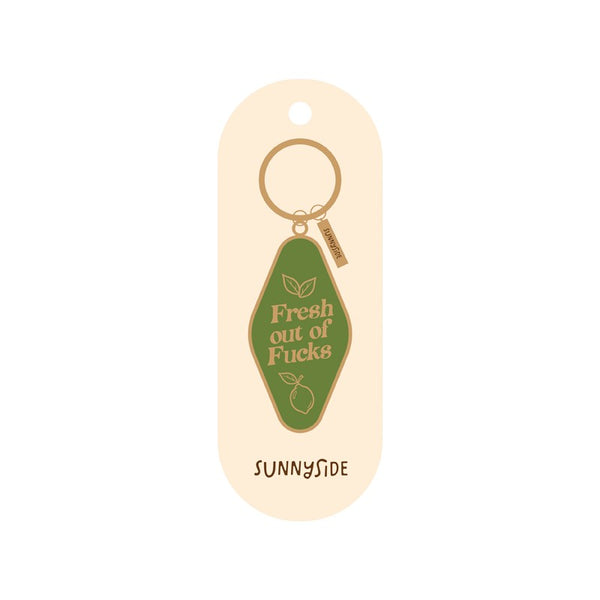 Fresh Out Of Fucks Sunnyside Keyring