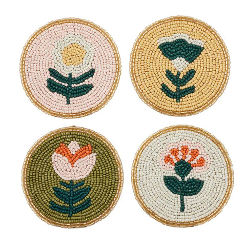 Freya Beaded Coasters Set of 4